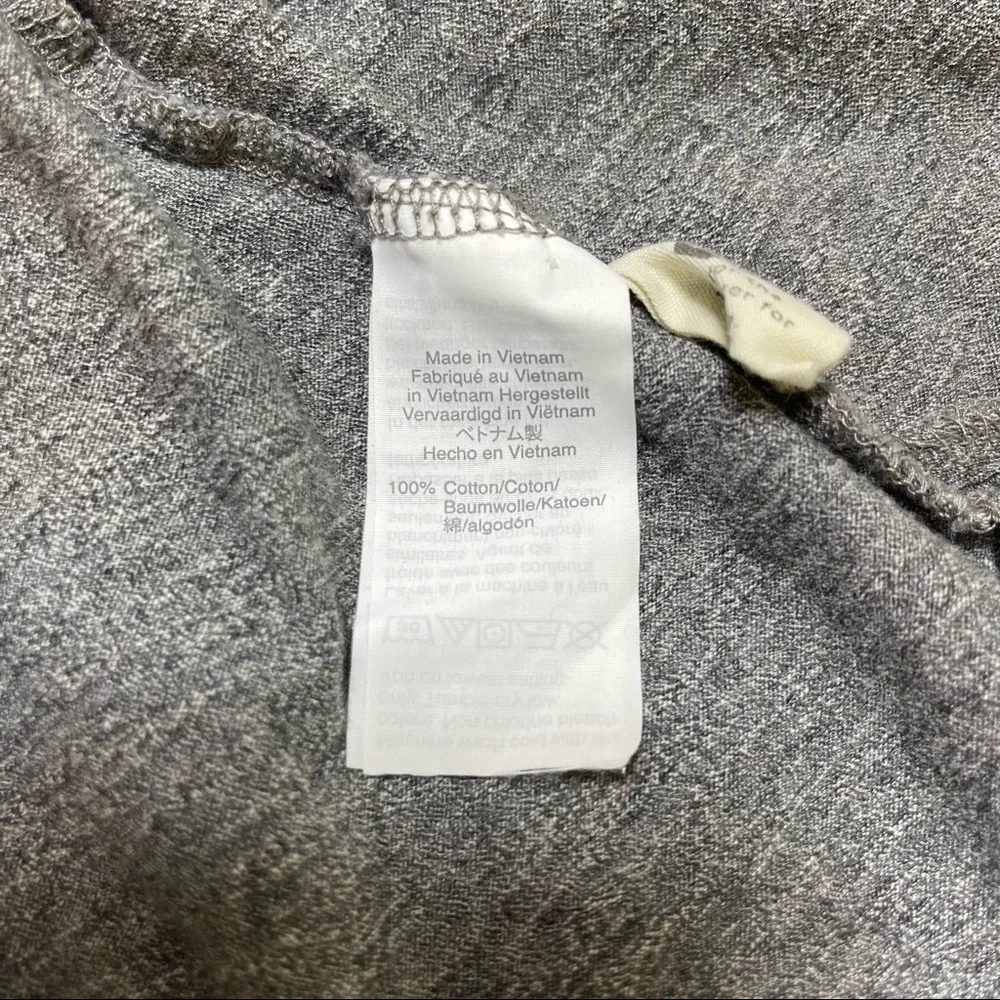 Madewell Whisper Cotton Gray Heathered Muscle Tank Top Size XL - Picture 8 of 10